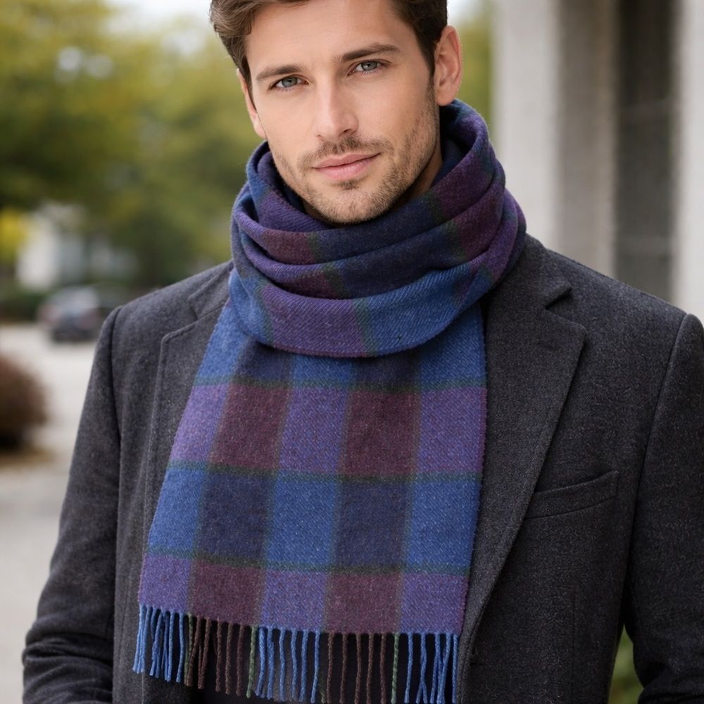John Hanly 100% Lambswool Scarf – Made in Ireland 🇮🇪